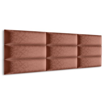 PANELE TAPICEROWANE ŚCIENNE 80x20 WEZGŁOWIE 3D