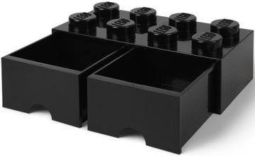 ЧЕРНЫЙ КОНТЕЙНЕР LEGO BRICK ЯЩИК-ОРГАНИЗАТОР