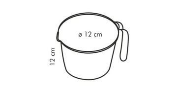 DELICIA мерный стакан с носиком 1,0 л