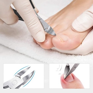 ЩИПЦЫ ДЛЯ ВРАСТАНИЯ ТВЕРДЫХ ТВЕРДЫХ НОГТЕЙ + ПИЛКА + ЧЕХОЛ
