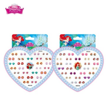 Genuine Disney Frozen Children 3D Earrings Sticker Toy Cartoon Disney Rapun