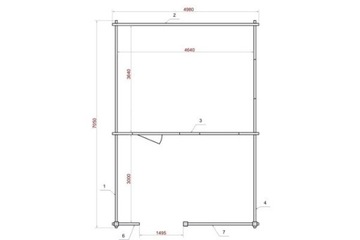 DOMEK Z BALI DREWNIANY OLGA ŚWIERK 44mm PRODUCENT - OBNIŻKA 32%
