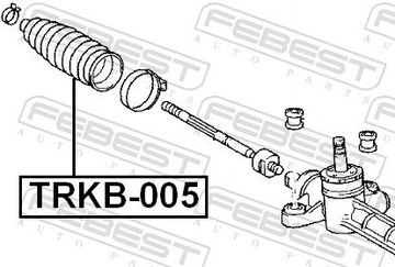 OSŁONA MANSZETA MAGLOWNICY TRKB-005 FEBEST