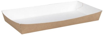 Tacka papierowa KRAFT 140x240x36 100 sztuk
