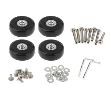 4 запасных колесных болта для чемодана с гаечным ключом, инструменты для ремонта, 53X18 мм