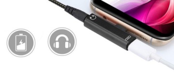 АДАПТЕР 2в1 USB тип c — адаптер JACK AUDIO/76