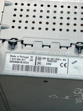 030091813731 RÁDIO Z NAVIGACE 1.7 CDTI 96 2010 OPEL ASTRA J GTC