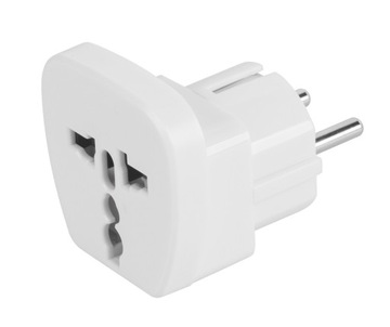 PRZEJŚCIÓWKA ADAPTER WTYCZKA USA ANGLIA NA PL EU