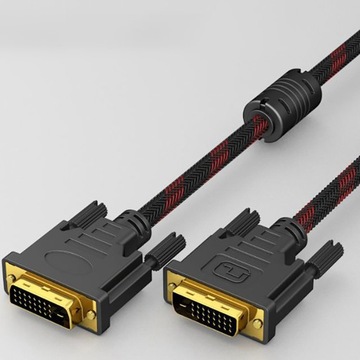 KABEL PRZEWÓD DVI-D DO DVI-D 24+1 DUAL LINK MONITORA