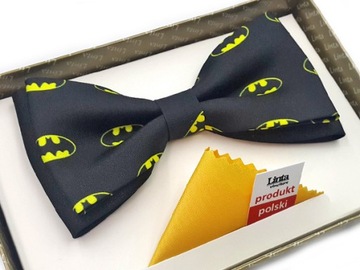 MUCHA / MUSZKA MĘSKA CZARNA BATMAN + POSZETKA
