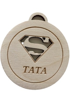 Medal dla super taty na Dzień Ojca prezent drzewo