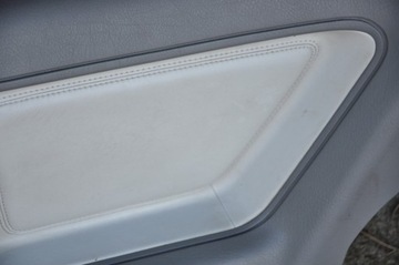 BMW E31 850 840 BOCZKI TYLNA PARA JASNO SZARE Z MIĘKKA WKŁADKĄ SKÓRZANĄ