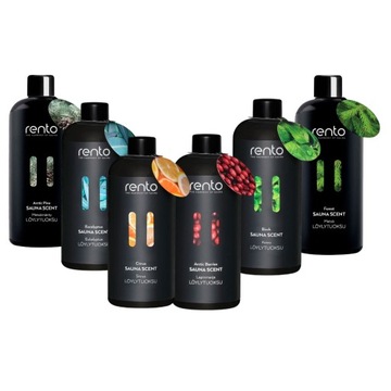 ZESTAW ZAPACHÓW DO SAUNY RENTO 6X400ML