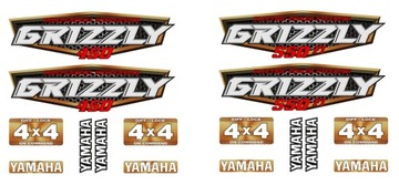 Наклейки YAMAHA GRIZZLY! ВСЕ МОДЕЛИ!!!