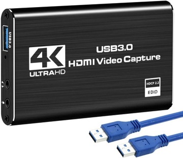 КАРТА ВИДЕОЗАПИТА USB 3.0 4K HDMI 2 HDCP