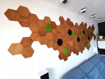 СТЕКЛЯННАЯ КАРТИНА ИЗ МХА ДЛЯ СТЕНЫ «ОЛЕНЬ»