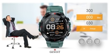 Умные часы Giewont GW460-2 с зеленым GPS-приемником