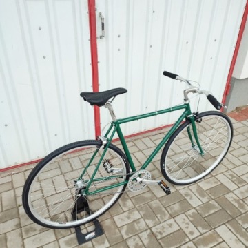 BALUMA Односкоростной городской велосипед Torpedo Bottle Green, размер 50