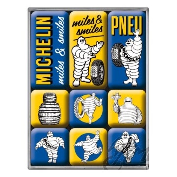 MAGNES MICHELIN LOGO 9 szt. 83131