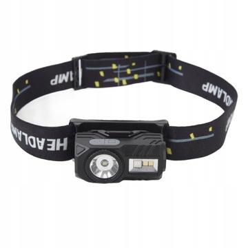 MOCNA LATARKA CZOŁOWA XPE LED USB CZOŁÓWKA