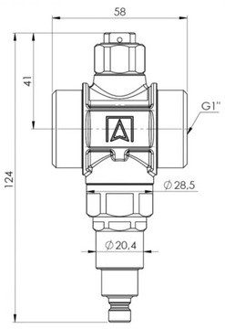 КЛАПАН ЗАЩИТЫ ОТ ЗАМЕРЗАНИЯ 1 AFRISO