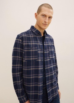 Tom Tailor Shirt - Navy Colorful Check