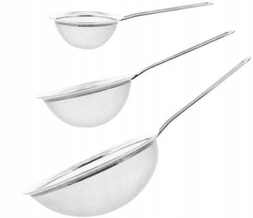 НАБОР КУХОННЫХ ФИЛЬТРОВ СТАЛЬНОЕ СИТО ДУРШРУГ