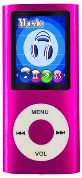 Odtwarzacz MP4 T838 16GB radio głośnik MP3 różowy