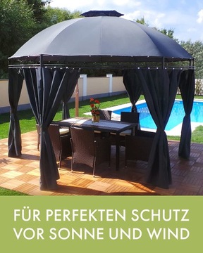 ЛАВО САДОВЫЙ ПАВИЛЬОН ТЕНТ ТЕМНО-КРАСНЫЙ ЦВЕТ КАЧЕЛИ И ГАРМОНИЯ