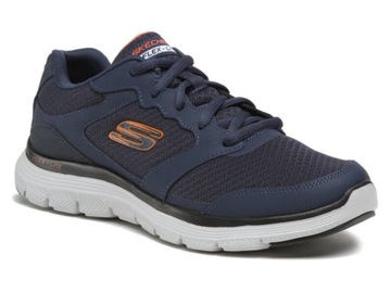 BUTY męskie SKECHERS FLEX 232225-NVY granatowe 41