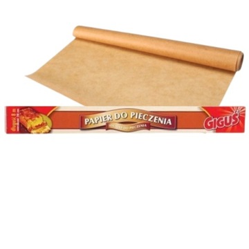 PAPIER DO PIECZENIA BRĄZOWY Giguś 8 Metrów x 8 szt