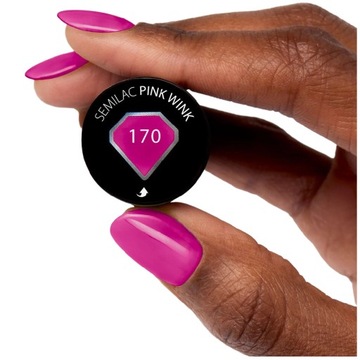 SEMILAC 170 Pink Wink UV LED Lakier Hybrydowy 7ml