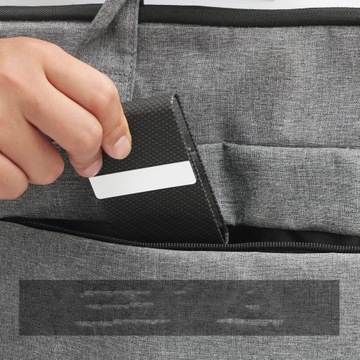 Мужской кожаный футляр для визиток, элегантный подарок, черный кошелек для карт из искусственной кожи