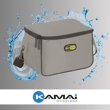 СУМКА ДЛЯ ОБЕДА НА ПЛЕЧЕ Kamai Gio Style, ПАСТЕЛЬНО-СЕРЫЙ, ОБЪЕМ 7 Л