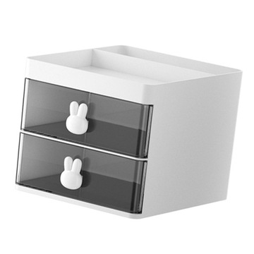 Органайзер для аксессуаров для макияжа белого цвета.