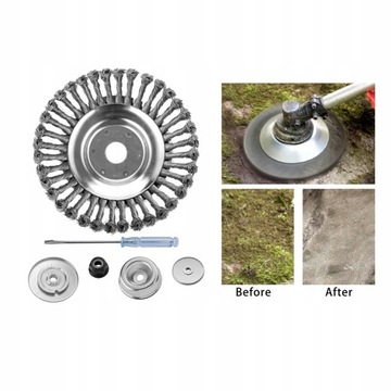 Замена кочана травы, сорняков, кисти, старая 6