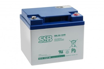 Akumulator AGM SSB SBL 50-12HR (12V 40Ah) UPS