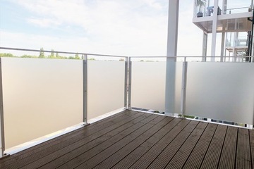 Млечная штейновая матовая оконная фольга для балконного окна Frost 105x50