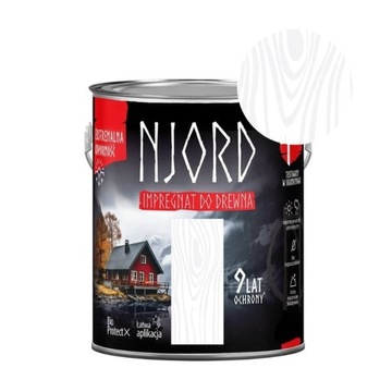 NJORD Impregnat do drewna - śniegi północy 2,5L