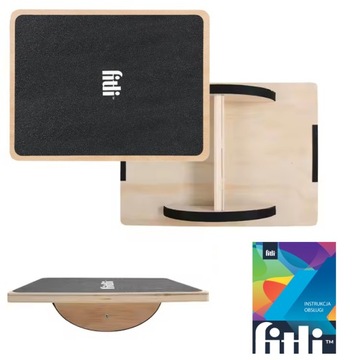 DESKA DO BALANSOWANIA BALANCE BOARD Platforma do Ćwiczeń TRENING RÓWNOWAGI