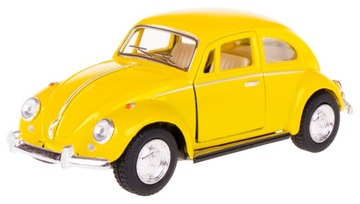 VW BEETLE CLASSIC METAL KINSMART 1:32 ЖЕЛТЫЙ