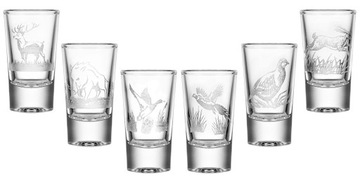KIELISZKI MYŚLIWSKIE DO WÓDKI 28ML Z GRAWEREM