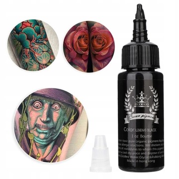 TUSZ FARBA DO TATUAZU CZARNY 30 ML–LINING CZARNY