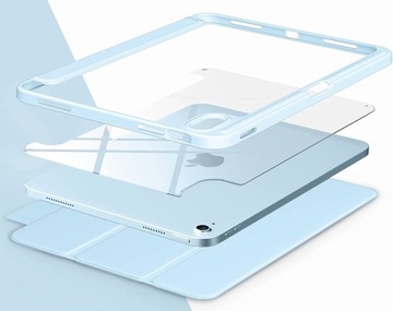 ПРОЗРАЧНЫЙ ЧЕХОЛ ДЛЯ APPLE IPAD GEN 10 A2757 10.9 СИНИЙ