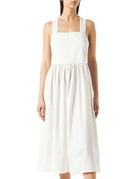 Marc O'Polo sukienka bawełniana DENIM biała rozmiar S