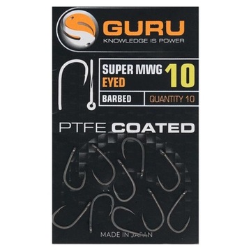 Haczyki Z Zadziorem Z Oczkiem Guru Super MWG Eyed Barbed r. 10