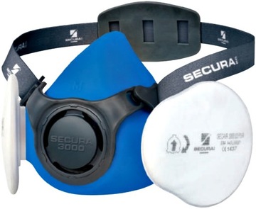 MASKA WIELORAZOWA SECURA 3000 +FILTRY 3000 P3 FFP3