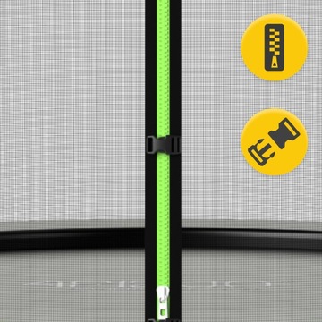 TRAMPOLINA DOMOWA DLA DZIECI DO DOMU I OGRODU Z SIATKĄ WEWNĘTRZNĄ OGRODOWA