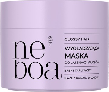 NEBOA Maska do laminacji włosów, wygładzająca Glossy Hair, 300ml