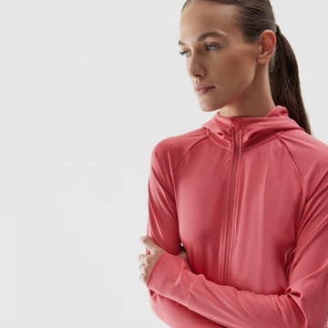 Damska bluza treningowa rozpinana z kapturem 4F 4F